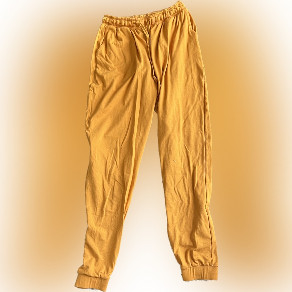 Mustard Knit Pants